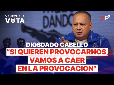 Diosdado Cabello amenaza a quienes reclaman transparencia en resultados: «No nos provoquen»