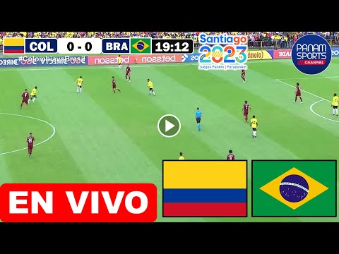 COLOMBIA vs BRASIL en vivo Donde ver y a que hora juega Colombia vs Brasil Juegos Panamericanos 2023