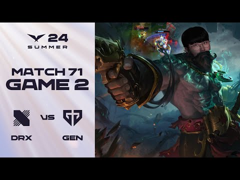 해적왕이 될 남자 | DRX vs. GEN 게임2 하이라이트 | 08.07 | 2024 LCK 서머 스플릿