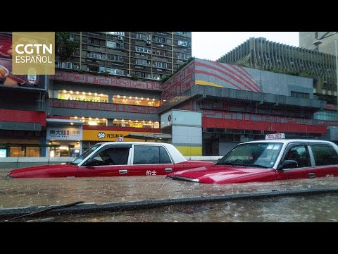 Hong Kong registra las lluvias más intensas de los últimos 140 años