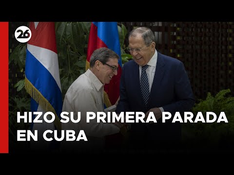 El canciller ruso,Sergéi Lavrov llegó a Cuba para reunirse con el presidente Miguel Díaz-Canel