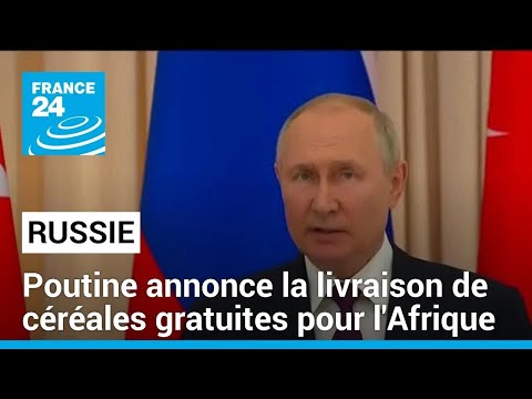 La Russie va livrer prochainement des céréales gratuites à six pays africains • FRANCE 24