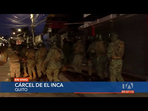 La Fuerza Pública realiza una intervención en la cárcel de El Inca, en Quito