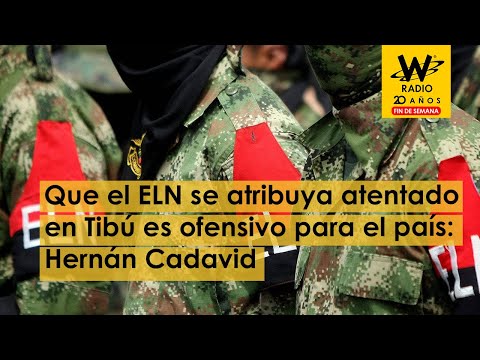 Que el ELN se atribuya atentado en Tibú es ofensivo para el país: Hernán Cadavid