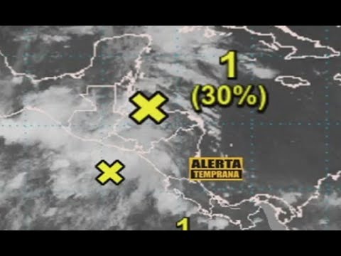Alertan de lluvias constantes en zonas del Pacífico y Atlántico por depresión tropical