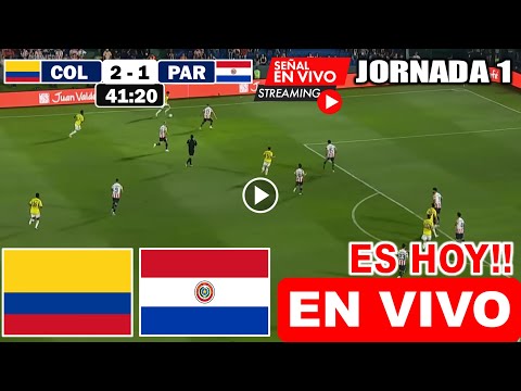 Ver Colombia vs Paraguay en vivo, Partido Colombia vs. Paraguay, donde ver Copa América Jornada 1