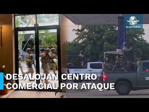 Reportan enfrentamiento cerca de Fiscalía en Sinaloa; atacan residencia y desalojan plaza comercial