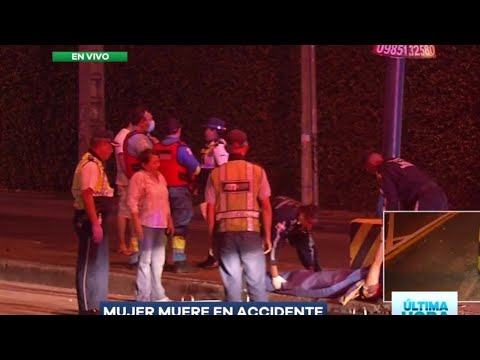 Mujer muere en accidente vial tras impactar contra un poste