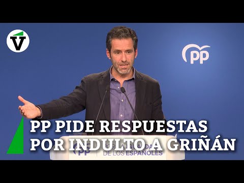 El PP urge a Sánchez a aclarar si indultará a Griñán