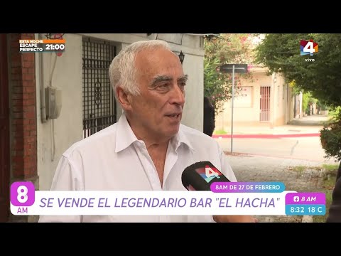 8AM - Se vende el legendario Bar El Hacha