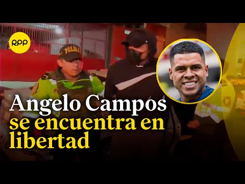 Ángelo Campos recuperó su libertad tras pronunciamiento del Poder Judicial