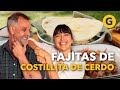 FAJITAS DE COSTILLITA DE CERDO en HORNO CAMADO  por Christian Petersen  El Gourmet