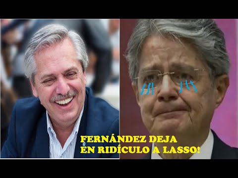 Alberto Fernandez deja en ridículo a Guillermo Lasso