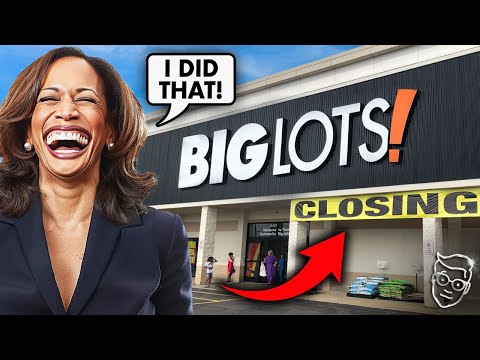 Big Lots BANKRUPT, Forced to SHUTTER Stores As Retail Apocalypse Hits Iconic Brands | Kamala Economy