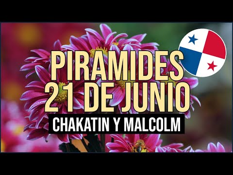 Pirámide Lotería de Panamá Miércoles 21 de Junio 2023  - Pirámide de Chakatin y Malcolm Ramos