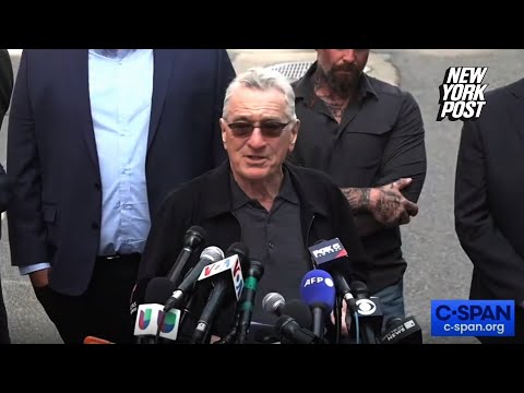 Robert De Niro headlines bizarre Biden campaign presser outside Trump trial