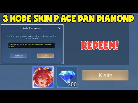 3 FREE P.ACE FANNY AND DIAMOND MOBILE LEGENDS SKIN REDEEM CODES LATEST OCTOBER 2025