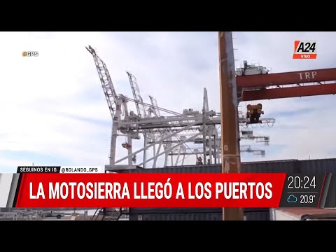 La motosierra llegó a los puertos: 160 trabajadores despedidos