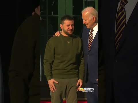 El presidente Joe Biden recibe a Volodymyr Zelensky en la Casa Blanca