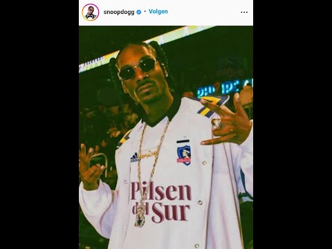 Snoop Dogg con la camiseta de #colocolo la gran mufa de la 33