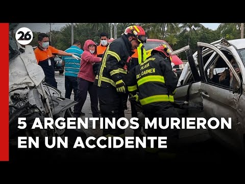 MÉXICO | 5 argentinos murieron en un accidente de tránsito