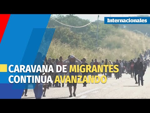 La caravana de migrantes avanza diezmada por el sur de México