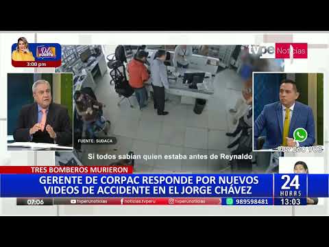 Accidente en el Jorge Chávez: Corpac asegura que bomberos aeronáuticos no debieron ingresar a pista