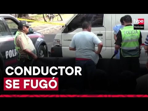 San Juan de Lurigancho: joven muere atropellada por minivan y conductor se da a la fuga