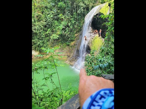 las 2 Cascadas  de Gozalandia  un Paraiso Verde Esmeralda  Mega Familiar ? y Super Facil !!