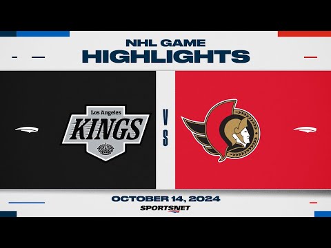 NHL Highlights | Kings vs. Senators - October 14, 2024