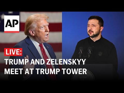 LIVE: Trump and Zelenskyy meet as tensions rise over US backing for Ukraine