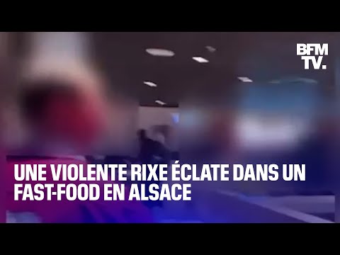 Une violente rixe éclate dans le fast-food Quick de Schiltigheim en Alsace