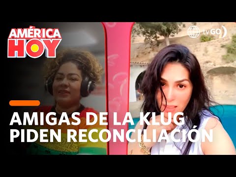 América Hoy:  Amigas de Melissa Klug piden reconciliación con Jesús Barco (HOY)