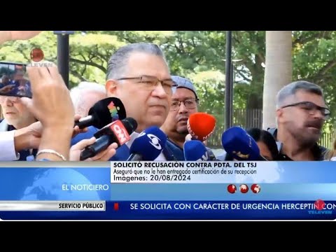 Enrique Márquez solicitó recusación contra pdta. del TSJ - El Noticiero primera emisión 21/08/24