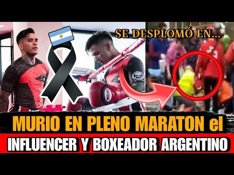 Asi MURIO el INFLUENCER y BOXEADOR Damián Almirón Se desplomo Ddurante una maraton en MAR de PLATA