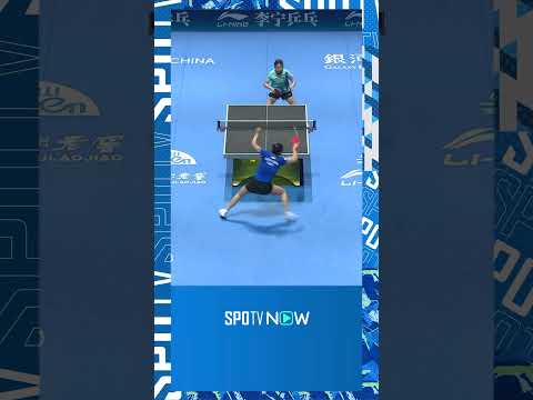 [탁구 월드컵] 숨 막히는 랠리 끝에 포인트 따내는 신유빈 (04.04)