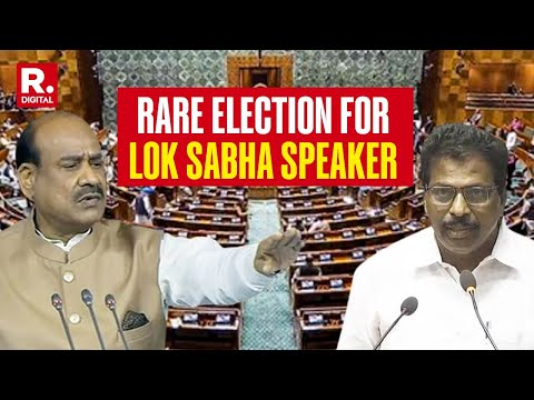 BJP's Om Birla, Congress MP K Suresh To Face Off In Historic Lok Sabha Speaker Election| Parliament