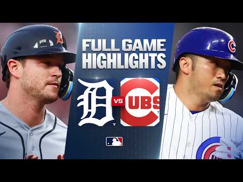 디트로이트 타이거스 vs 시카고 컵스: 공식 풀 경기 하이라이트 (7월 20) | 2026 MLB 시즌