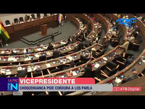 El vicepresidente David Choquehunca pide cordura a los parlamentarios