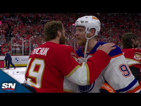 Panthers And Oilers Exchange Handshakes After Six-Game Stanley Cup Final