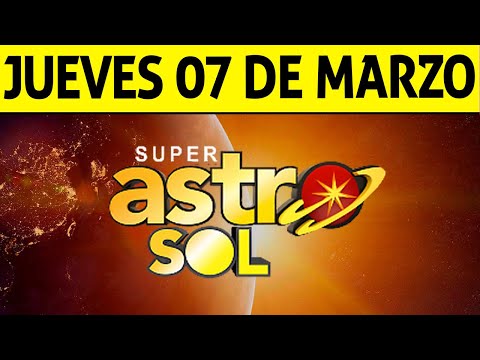 Resultado de ASTRO SOL del Jueves 7 de Marzo de 2024  SUPER ASTRO