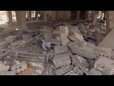 Buildings destroyed after Israeli airstrike on Baalbek in northeastern Lebanon