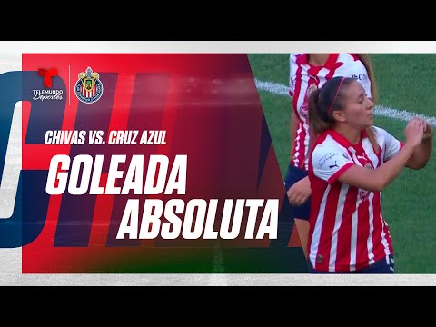 Golazo de Rubi Soto - Chivas vs Cruz Azul 4-0 | Telemundo Deportes
