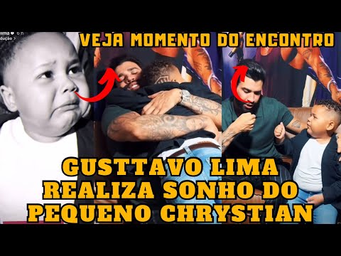 Gusttavo Lima realiza SONHO de mini fã que Viralizou ao gravar vídeos sobre o embaixador