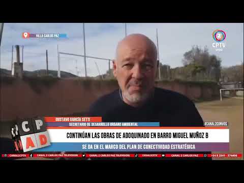 Continúan las obras de adoquinado en barro Miguel Muñoz B