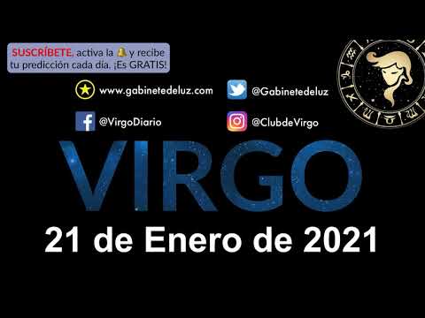 Horóscopo Diario - Virgo - 21 de Enero de 2021.