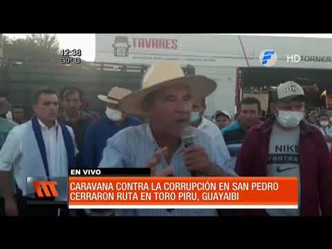 En San Pedro marchan contra la corrupción