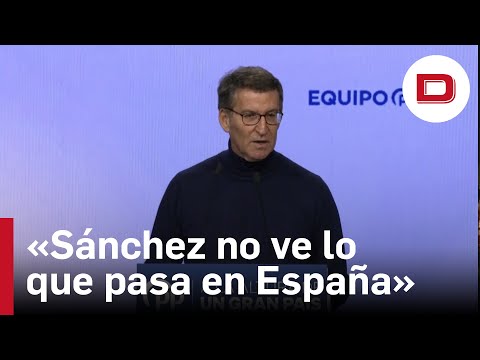 Feijóo: «Desde el Falcón, Sánchez no ve con exactitud la realidad»