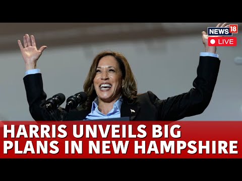 Kamala Targets Trump LIVE | Kamala Harris LIVE | Kamala Harris Speech In New Hampshire LIVE | N18G