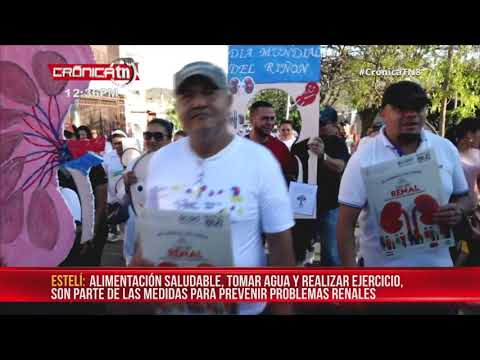 Nicaragua: En Estelí conmemoran el día mundial del riñón